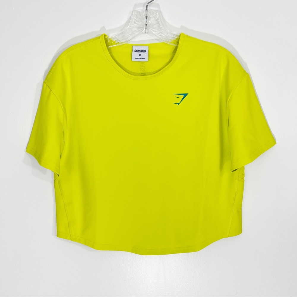 Gymshark Pulse Tee Shirt in Yellow Size XS